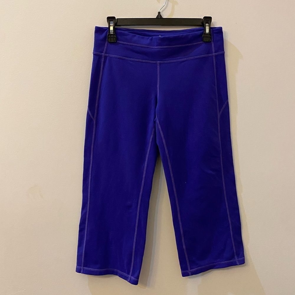 Athleta Capri Purple Yoga Pants Women Size L